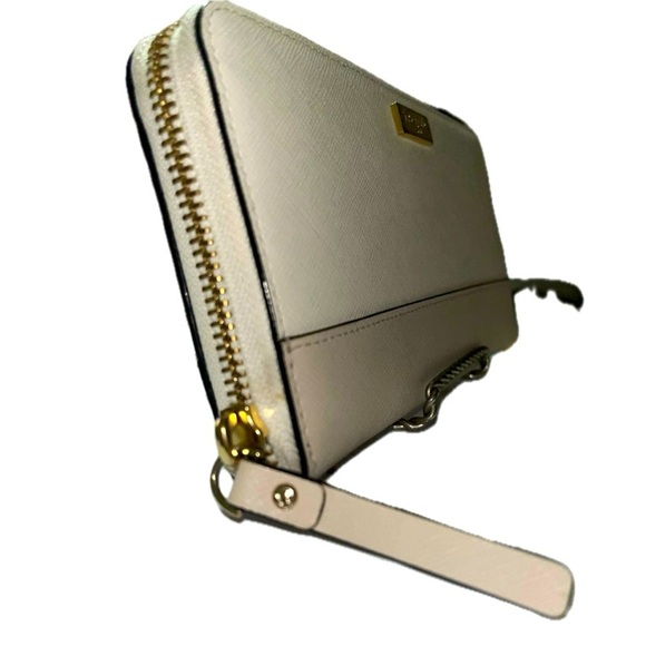 Kate Spade New York Neda Laurel Way Zip Around Wallet WLRU2670 Cement/Pumice - Picture 2 of 14